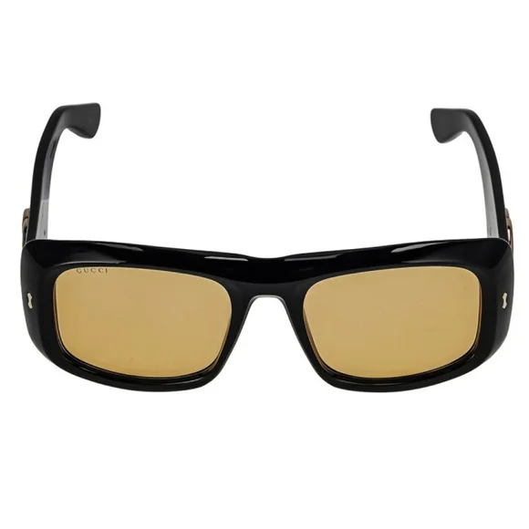 New 💯 Original Gucci Yellow Square Unisex Sunglasses GG1251S 001 - Picture 5 of 17